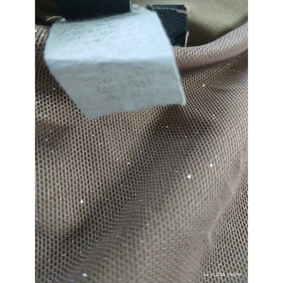 Y2K Windsor Women's Small Mesh Corset Bustier Crop Whimsical Shimmer Top Party - Picture 7 of 12